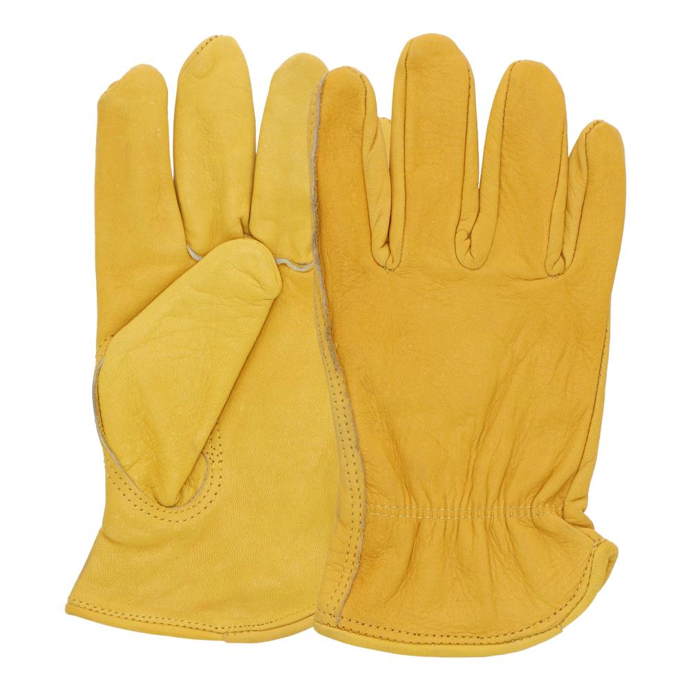 Leren tuinhandschoenen L