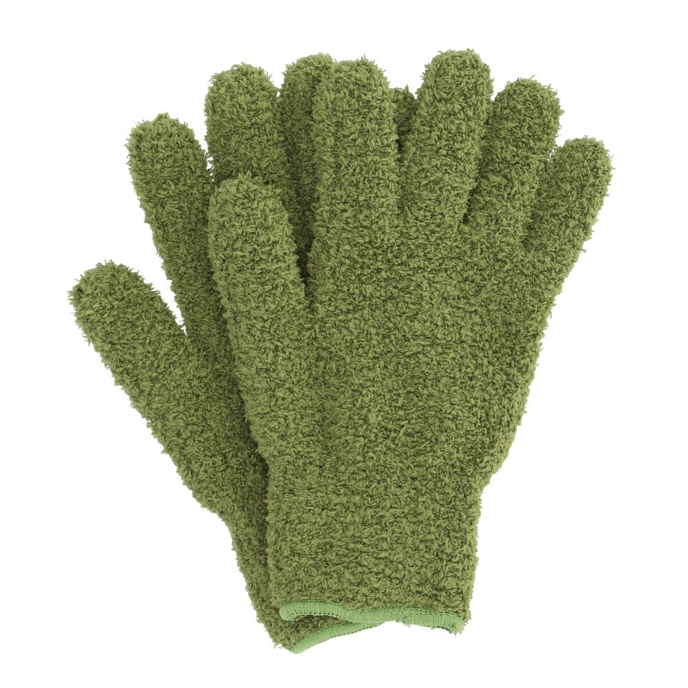 Groene plantenafstofhandschoenen