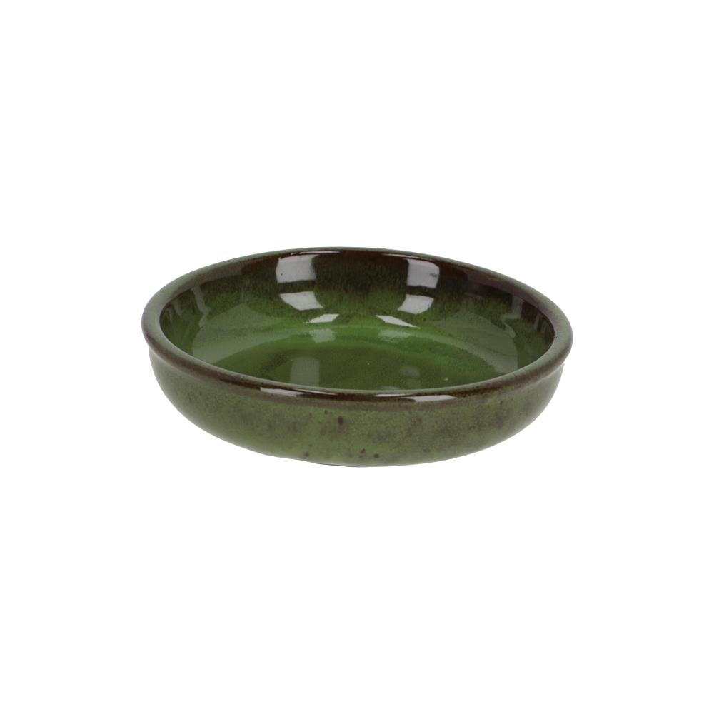 Groene kokedama schotel M