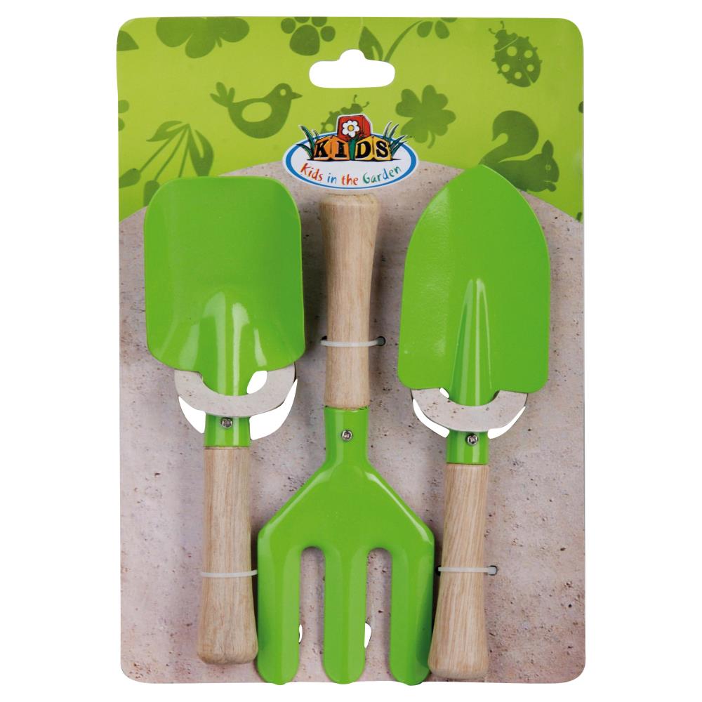 3-Delig groen kindergereedschapset