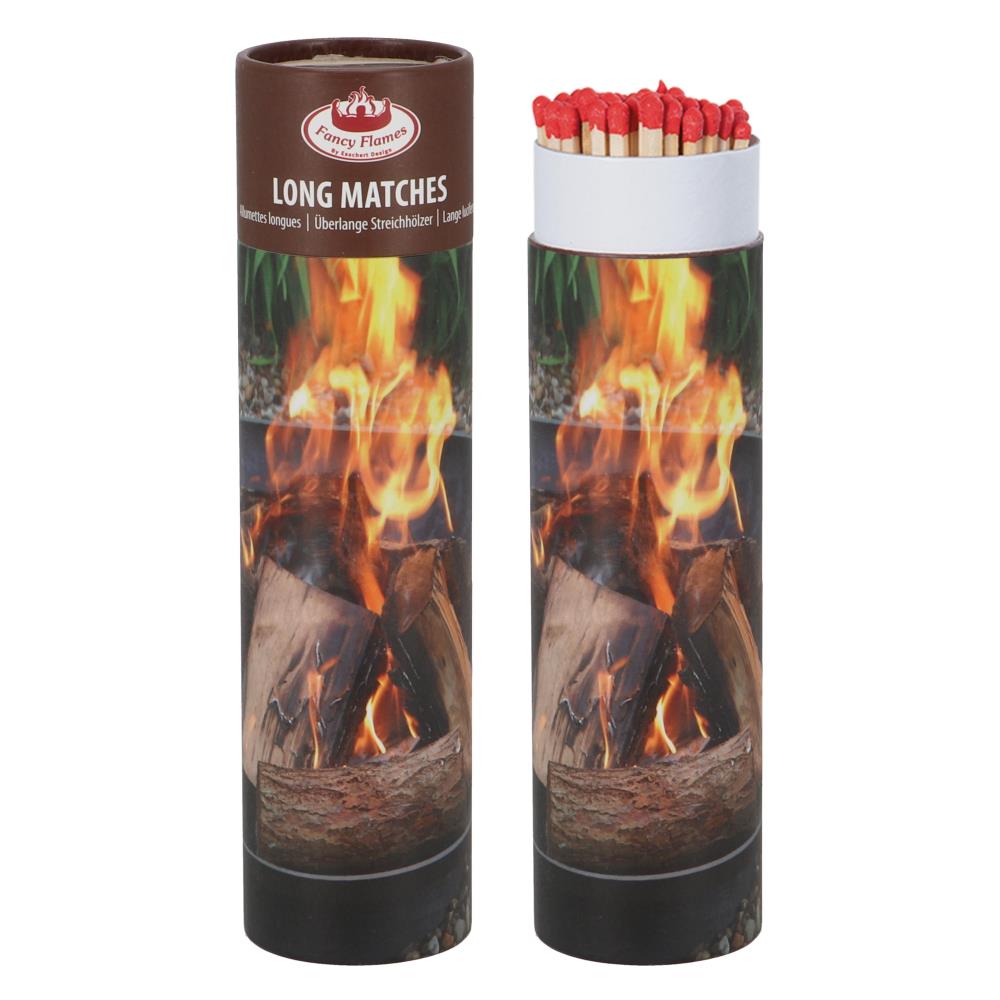 Longues allumettes en tube