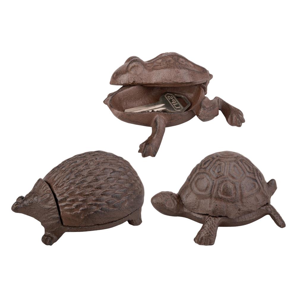 Assortiment van 3 sleutelverstopdoosjes