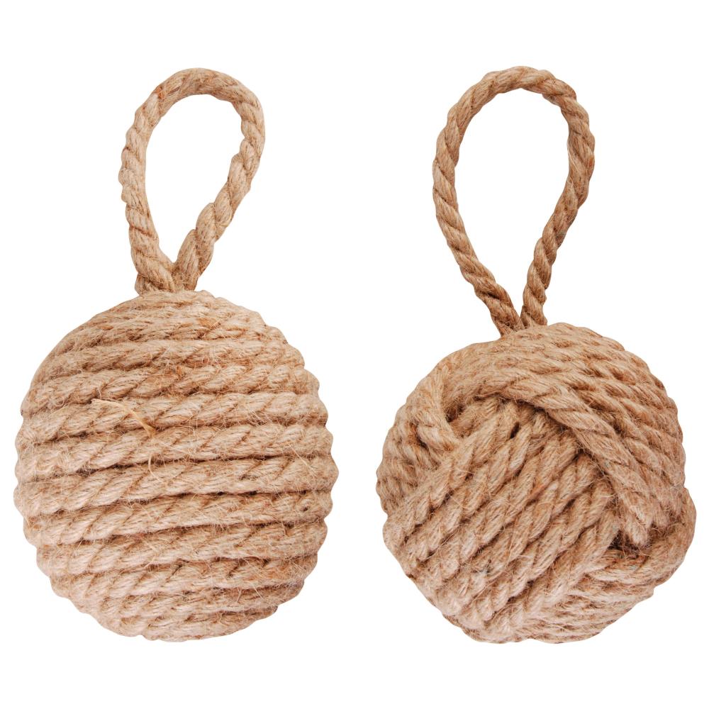 Assortiment van 2 deurstoppers touw