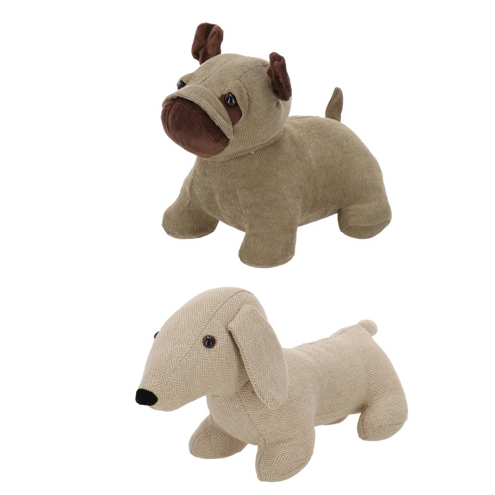 Assortiment van 2 deurstoppers honden