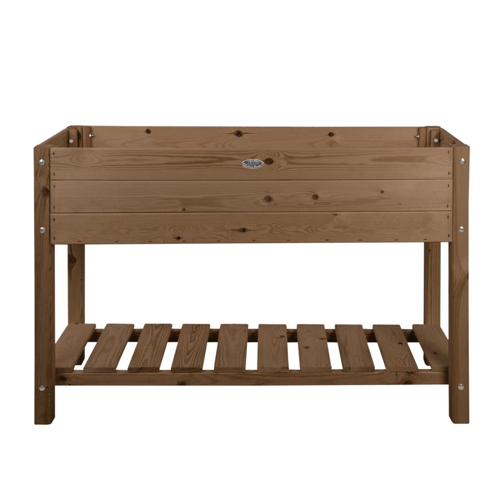 Bruin houten kweektafel L