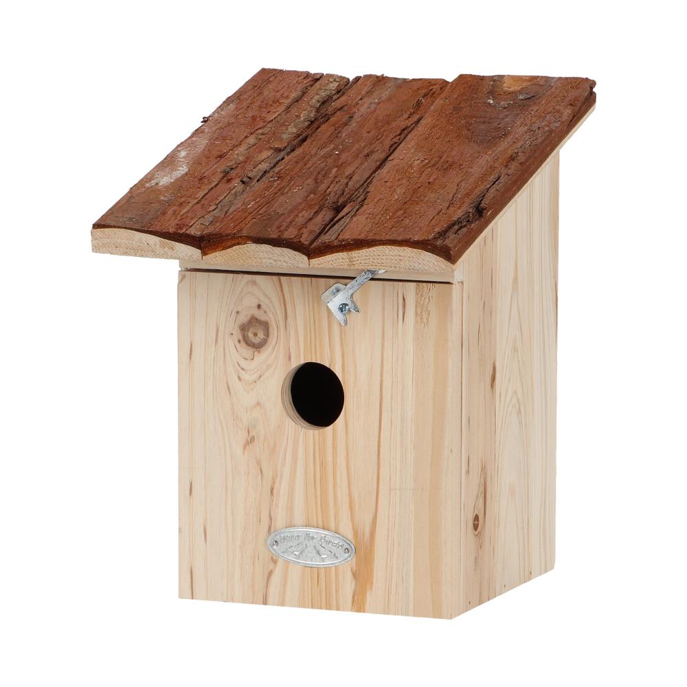 Nestkast koolmees boomschorsdak