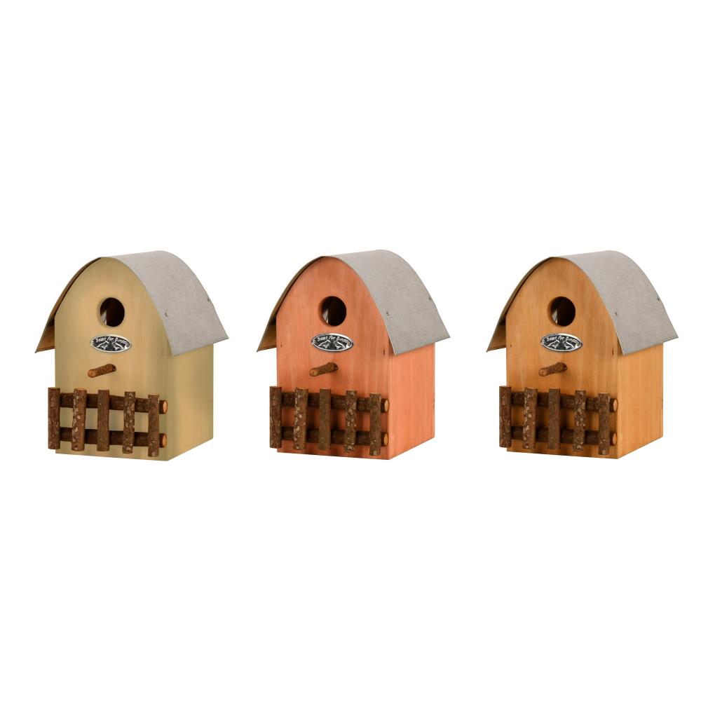 Assortiment van 3 landelijke nestkasten