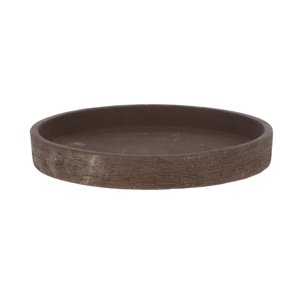 Ongeglazuurde schotel 25 cm