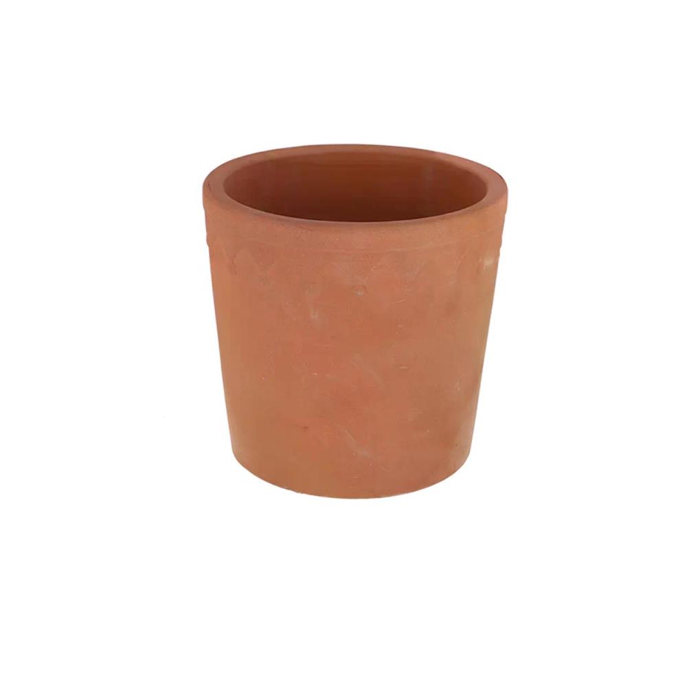 Ronde terracotta bloempot XL