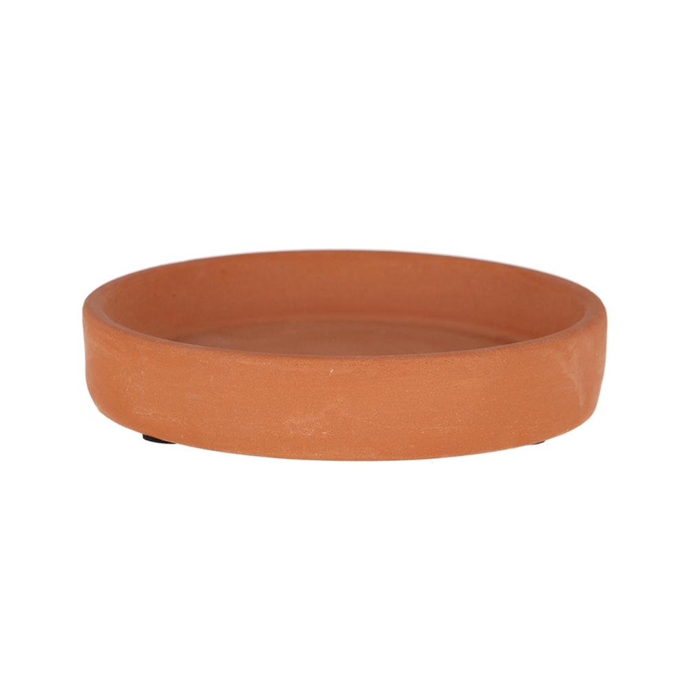 Ronde terracotta schotel L