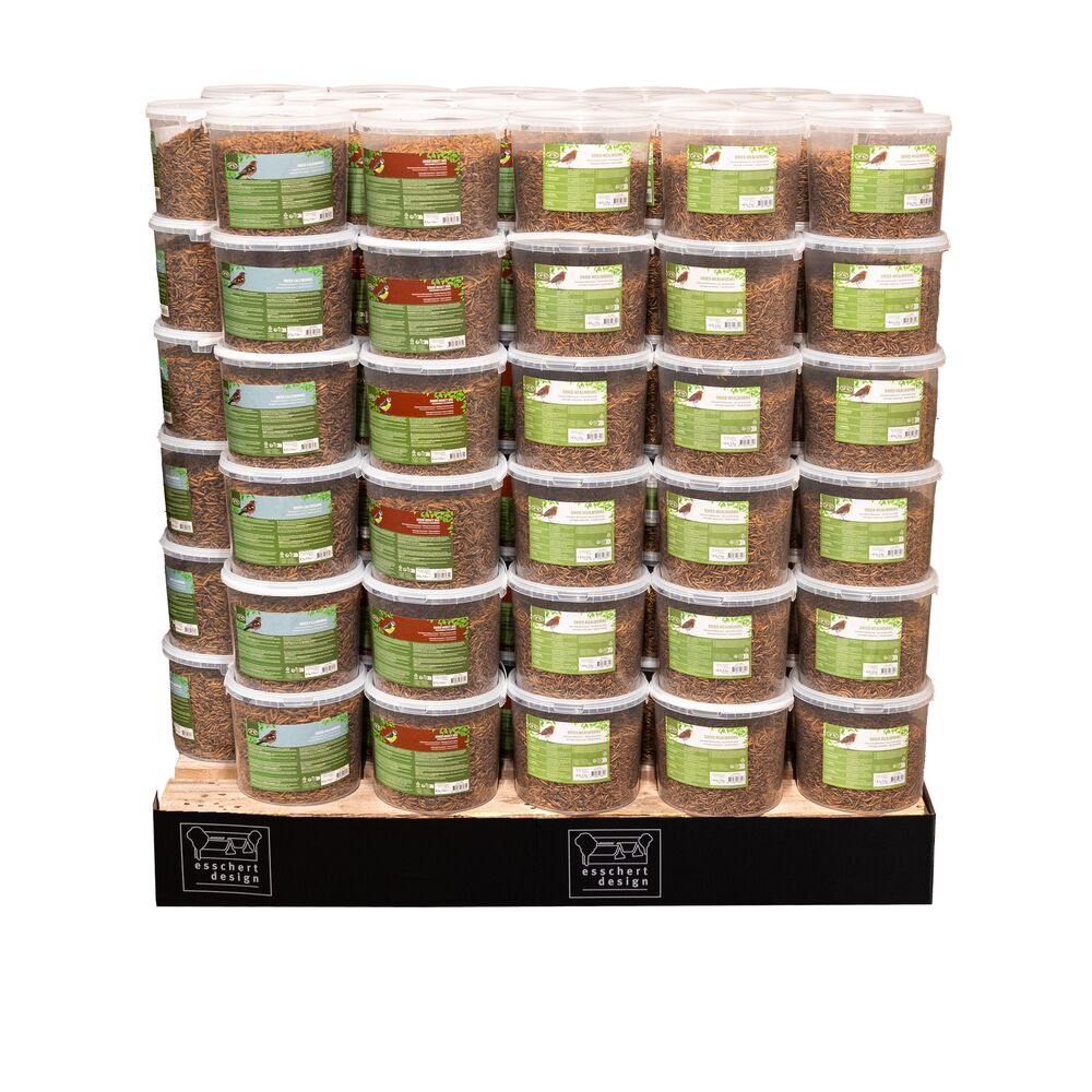 Mix pallet gedroogde insecten assortiment