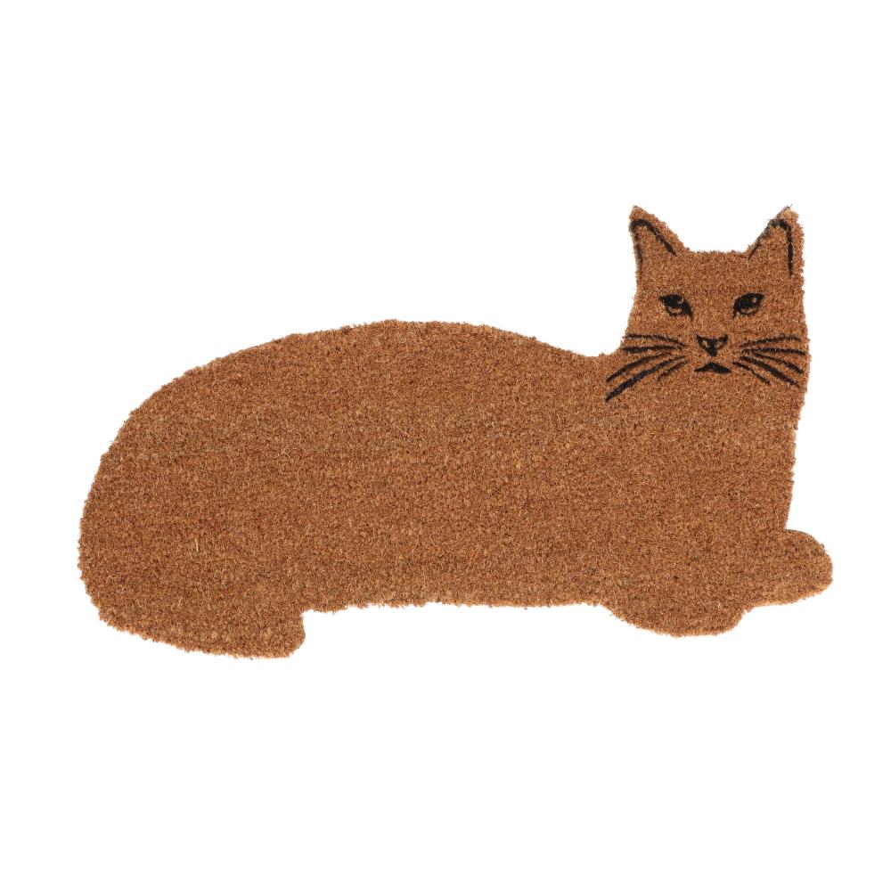 Kokosdeurmat kat
