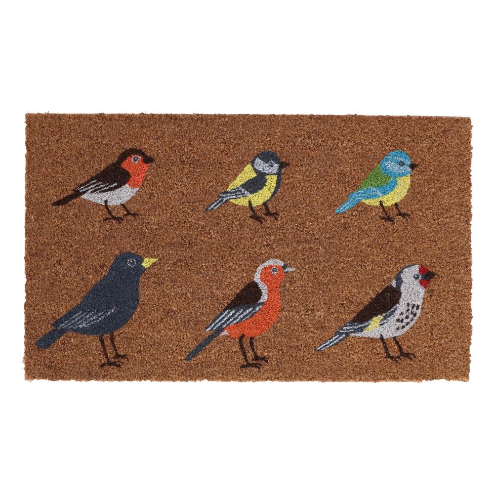 Kokosdeurmat vogels L