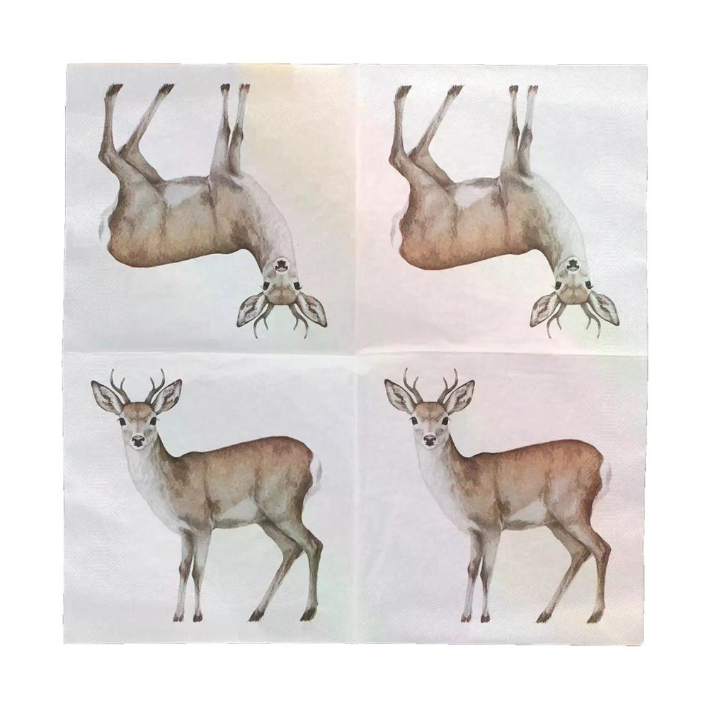 Papieren servetten ree 33x33cm
