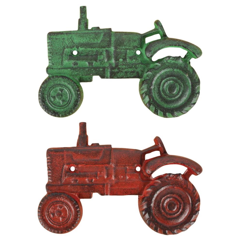 Assortiment van 2 flessenopeners tractor