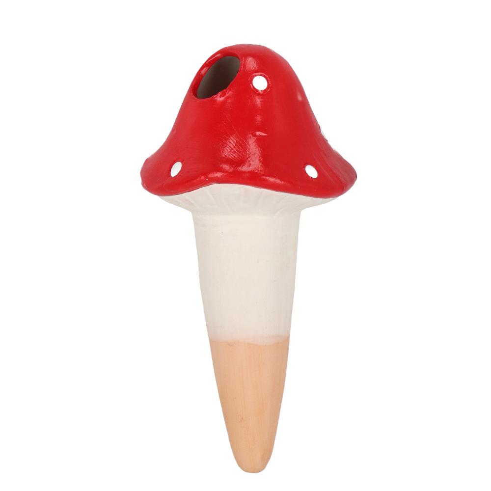 Terracotta bewateringshulp vliegenzwam