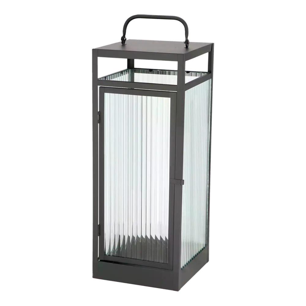 Lantaarn ribbelglas L